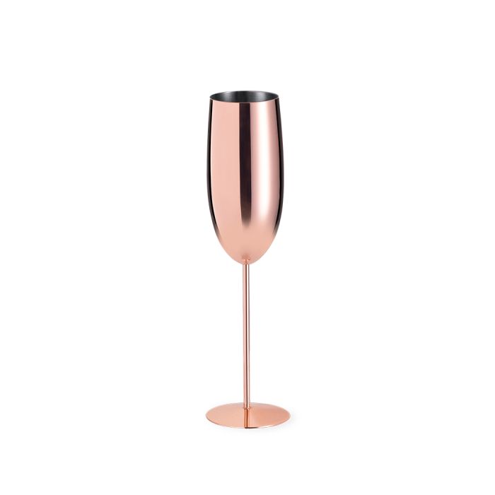 Champagneglazen set 2 stuks | RVS | 135 ml