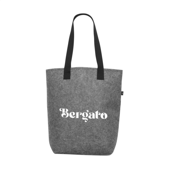 Winkeltas met katoenen draaghengsels | RPET vilt | 38 x 40 cm | 18 liter