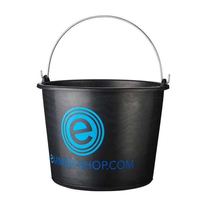 Zwarte emmer | Gerecycled kunststof | 12 liter