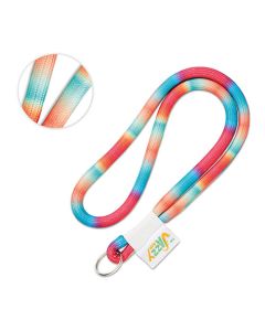 Tube-keycord-full-color-Met-geweven-label-bedrukken