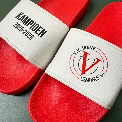 Slippers met logo