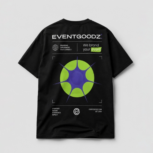 t-shirt met rugbedrukking