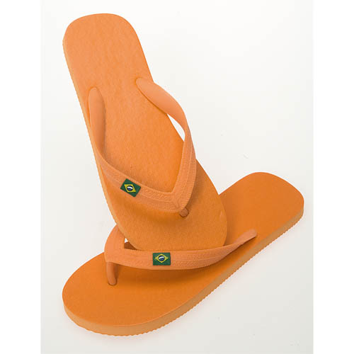 Slippers Brasil bedrukken oranje