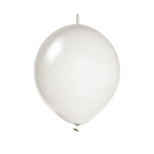 Linkballon wit