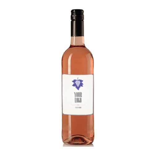 Vina rosada wijn zonder etiket private label rose fles groot